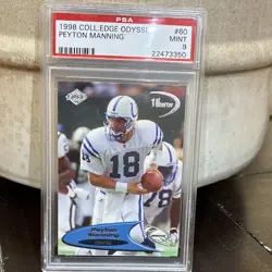 Collector's Edge 1998 Odyssey Peyton Manning #60S Rookie PSA 9 Colts - Image 1