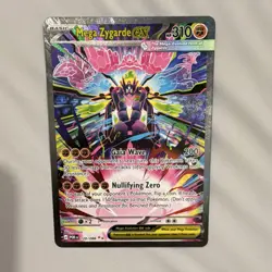 Pokemon Mega Zygarde EX 120/088 Gaia Wave Full Art Holo Dragon EX Basic HP 310 - Image 1