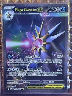 Pokemon Perfect Order Mega Starmie ex 118/088 Special Illustration Rare NM TCG - Image 1