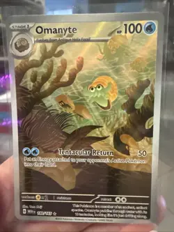 Omanyte 180/165 Sv: Scarlet & Violet 151 Holo - Image 1