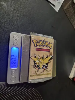 Wizards of the Coast Pokemon TCG Fossil French Booster Pack Zapdos 11 *SEALED* - Image 3