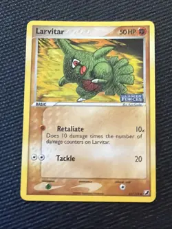 Pokemon Larvitar 61/115 Ex Unseen Forces Holo Stamped LP+/ NM - Image 1