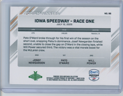 2026 Parkside IndyCar #96 Josef Newgarden / Pato O'Ward / Will Power Purple 7/25 - Image 2