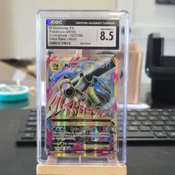 CGC 8.5 M Blastoise EX Full Art Holo Ultra Rare 102/108 Evolutions 2016 - Image 1