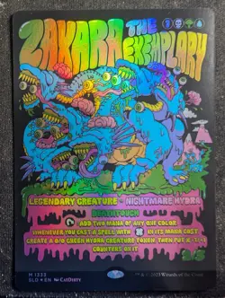 Zaxara, the Exemplary (1333) - Foil Borderless - Secret Lair (MTG) - Image 1