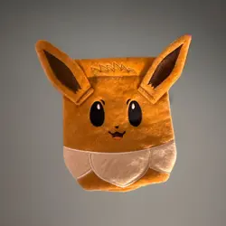 Pokemon Eevee Plush Deck Box for Pokemon TCG Card Holder Brown Cream - Image 1