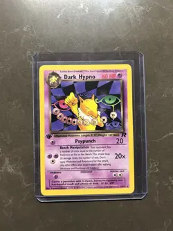 Pokemon TCG Dark Hypno 26/82 Team Rocket Regular Rare 1st Edition - Image 1