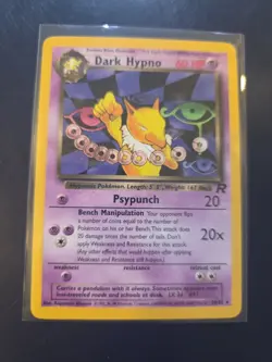Pokemon Dark Hypno TCG 26/82 Non-Holo Rare Card Team Rocket Series - Image 3