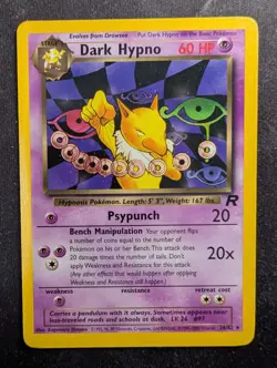 Dark Hypno - 26/82 Rare - Team Rocket (Pokemon) NM #1 - Image 1