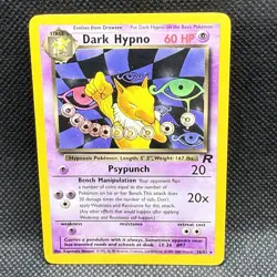 Pokemon Dark Hypno Team Rocket Rare Regular 26/82 60 HP Wizards 2000 MINT/NM - Image 1