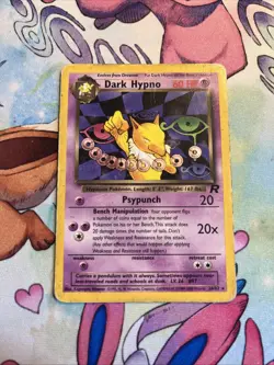 WOTC Pokemon Dark Hypno 26/82 Team Rocket Rare HP Condition - Image 1
