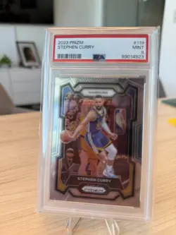 2023 Panini Prizm Stephen Curry #119 PSA 9 - Image 1