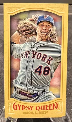 2016 Topps Gypsy Queen Gold Mini Jacob deGrom #1/50 New Yorks Mets - Image 1