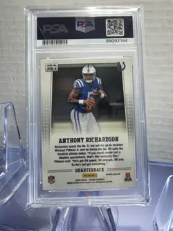 2023 Panini Prizm Anthony Richardson Silver Flashback #PFR4 RC PSA 10 Colts - Image 2