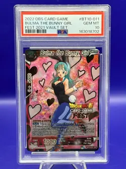 DBS Bulma The Bunny Girl BT10-011 Fest 2021 Vault Set PSA 10 - Image 1