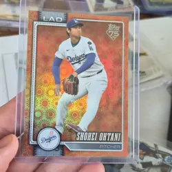Topps MLB Shohei Ohtani Dodgers Topps Series 2/Bowman Chrome 2-Card Lot #500 #52 - Image 4
