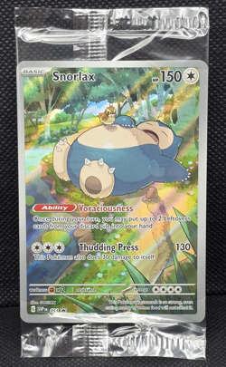 Sealed Pokemon TCG Snorlax (Promo) 051 Sv: Scarlet & Violet Promo Holo ENG - Image 1