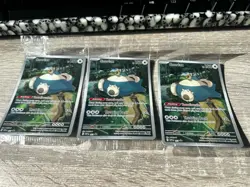 Pokemon Card Scarlet & Violet 151 Snorlax 051 Promo Sealed x 3 - Image 1