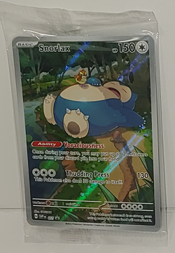 Sealed Snorlax 051 ETB Promo 151 Scarlet & Violet Promo Cards Pokemon - Image 3