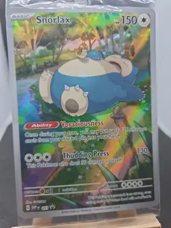 Sealed Snorlax 051 ETB Promo 151 Scarlet & Violet Promo Cards Pokemon Tcg - Image 1