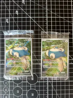 Pokemon Card Snorlax SVP 051 Scarlet & Violet 151 ETB Promo SEALED x2 - Image 1