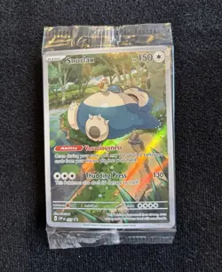 Pokemon TCG Snorlax SVP 051 SV Scarlet & Violet Promo Holo English SEALED - Image 1