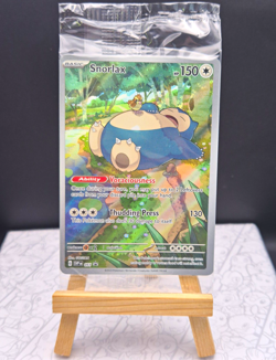 Pokemon TCG Snorlax 051 SV Scarlet & Violet ETB Promo Holo Sealed - Image 1
