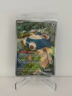 Pokemon TCG Snorlax Promo SVP EN 051 Scarlet and Violet Black Star Promo SEALED - Image 1