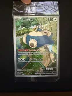 Pokemon TCG Snorlax SVP 051 Scarlet & Violet 151 Black Star Promo SEALED - Image 1