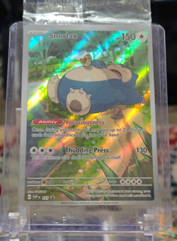 SEALED GRADABLE Pokemon BLACK STAR Snorlax 051 Scarlet & Violet Promo Holo 150 - Image 1