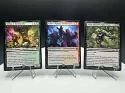 MTG TMNT Villains Lot NM – Bebop & Rocksteady, Tokka & Rahzar, Shark Shredder - Image 1