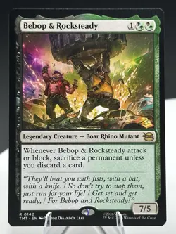 MTG TMNT Villains Lot NM – Bebop & Rocksteady, Tokka & Rahzar, Shark Shredder - Image 3