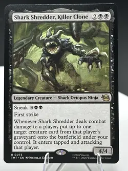 MTG TMNT Villains Lot NM – Bebop & Rocksteady, Tokka & Rahzar, Shark Shredder - Image 5