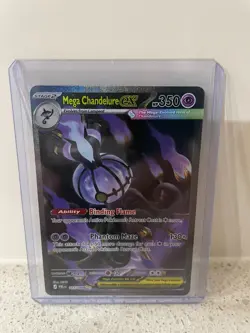 Mega Chandelure ex SIR #115/084 Pokemon Pitch Black TCG Near Mint - Image 1