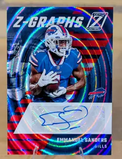 2022 Panini Zenith - Z-Graphs Emmanuel Sanders #ZG-ES 9/35 (AU) - Auto - Bills - Image 1