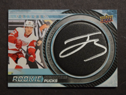 2022-23 Upper Deck Trilogy Rookie Signature Pucks Jonatan Berggren Auto - Image 1
