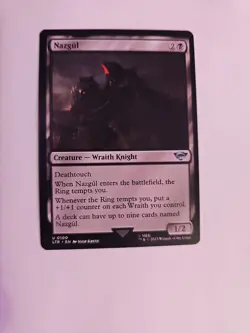 Nazgul 100 the Lord of the Rings Magic the Gathering Card NM Condition - Image 1