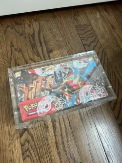 Pokemon TCG Mega Evolution - Base Set Booster Box New Sealed - Acrylic Case - Image 3
