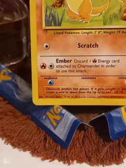 Pokemon TCG Charmander Base Set 46/102 Regular LP. - Image 4