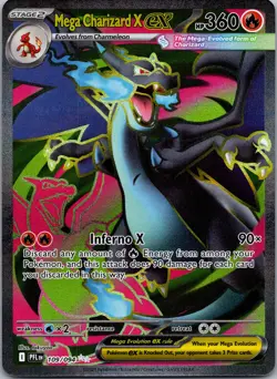 Mega Charizard X ex Holo Ultra Rare PFL 109/094 NM - Image 1