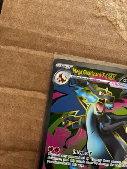 MEGA CHARIZARD X EX 109/094 Full Art Holo PFL ULTRA RARE POKEMON NM+ - Image 2