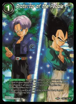 Dragon Ball Super Card Game Protector of the People Super Rare DB2-159 SR - Image 1