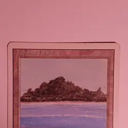 Magic: The Gathering Tropical Island Revised Edition Land English Rare Regular - Image 3