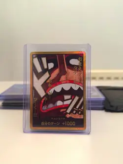 BANDAI One Piece Don!! Card x2 Gold Don & Luffy SP OP15 Japanese - Image 1