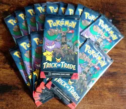 18 X Pokemon 2024 Trick Or Trade Card Packs - Image 1