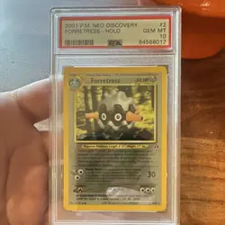 Pokemon Forretress 2/75 Neo Discovery Holo ENG 2001 PSA 10 Unlimited - Image 1
