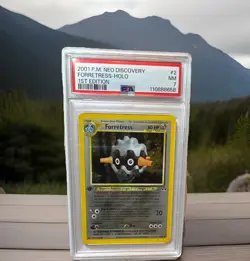 Nintendo Pokemon 2001 Neo Discovery Forretress 2/75 Holo 1st Ed PSA 7 EN - Image 1