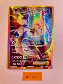 Mewtwo EX 103/108 - Full Art 2016 Pokemon XY Evolutions NM - Image 1