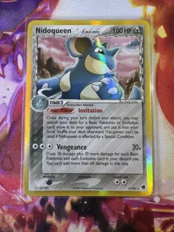 Nidoqueen 7/101 (Delta Species) EX Dragon Frontiers Holo Pokemon TCG - Image 1