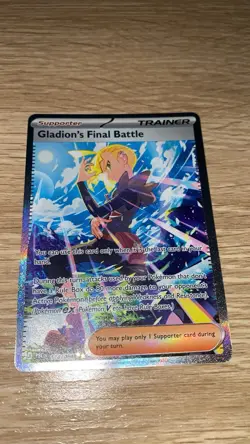 Pokemon TCG Gladion's Final Battle Full Art Foil Ultra Rare 178/084 English - Image 1